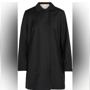 Icebreaker Women’s M Merino Travel Trench Coat in Black, NWT